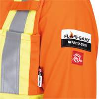5555 High Visibility FR Rated & Arc Rated Safety Coveralls, Size 36, High Visibility Orange, 11 cal/cm² Dufferin Supply