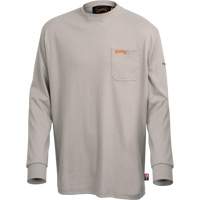 333 Flame-Resistant Long-Sleeved Cotton Shirt, 2X-Large, Grey Dufferin Supply