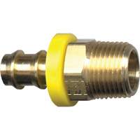 Raccord m&acirc;le de tuyau Grip-Tite, 1/4" x 1/4" dia., Laiton Dufferin Supply