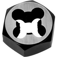 Hexagon Rethreading Bolt Die, 1" Dia., M6x1 Thread, Chromium Steel Dufferin Supply