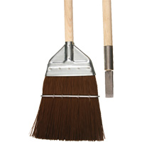 Railway & Track Broom with Chisel, Wood Handle, Polypropylene Bristles, 56" L NJB572 | Dufferin Supply