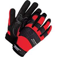 Heavy-Duty Performance Gloves with Padded Palms, Size Large, Synthetic Palm Dufferin Supply
