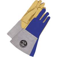 MIG & TIG Welding Gloves, Grain Deerskin, Size Large Dufferin Supply