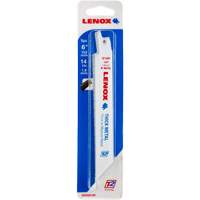 Lame de scie alternative &eacute;paisse pour le m&eacute;tal, Bim&eacute;tal, 14 Dents par pouce, 6" lo x 3/4" la Dufferin Supply