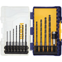Jobber Length Drill Bit Set, 12 Pieces, High Speed Steel Dufferin Supply