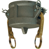 Couvercle anti-poussi&egrave;re &agrave; came et cannelure Global, Aluminium, Type DC, 2" Dufferin Supply