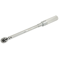 Heavy-Duty Micro-Adjustable Torque Wrench, Click, 3/8" Square Drive, 10 - 100 ft-lbs. Dufferin Supply