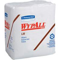 WypAll<sup>®</sup> L20 Single-Use Towels, All-Purpose, 12-1/2" L x 12" W NJJ030 | Dufferin Supply