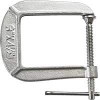 Light-Duty C-Clamp, 3" (76 mm) Capacity, 4-1/2" (114 mm) Throat Depth Dufferin Supply