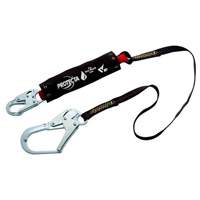 PRO Shock-Absorbing Lanyard, 4', Rebar Hook Center, Snap Hook Leg Ends, Kevlar&reg; Dufferin Supply