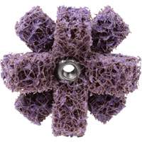 Croix de lustrage BF-XB Scotch-Brite, 1-1/2" dia., Grain Moyen, Oxyde d'aluminium Dufferin Supply