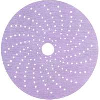 Hookit Purple Clean Sanding Disc, 6" Dia., P240 Grit, Aluminum Oxide, C-Weight Dufferin Supply