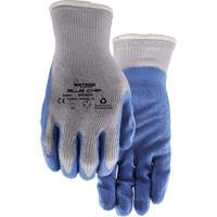 Gants enduits Stealth Blue Chip, Grand, R&ecirc;vetement Latex de caoutchouc, Calibre 10, Enveloppe en Polyester Dufferin Supply