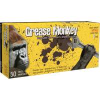 Gants Grease Monkey, Grand, Nitrile, 8 mils, Sans poudre, Noir Dufferin Supply