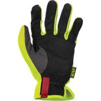 FastFit&reg; High-Visibility Work Gloves, Synthetic Palm, Size Medium/9 Dufferin Supply