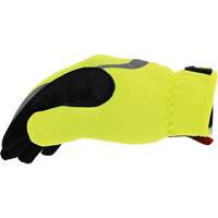 FastFit&reg; High-Visibility Work Gloves, Synthetic Palm, Size Medium/9 Dufferin Supply