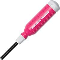 Original Pink 15-in-1 Multi-Bit Screwdriver, 8-37/50" L, Textured Handle Dufferin Supply