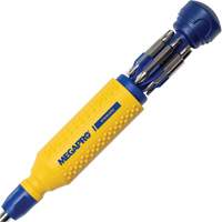 Original Stainless Steel 15-in-1 Multi-Bit Screwdriver, 8-37/50" L, Textured Handle Dufferin Supply