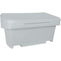 Heavy-Duty Outdoor Salt and Sand Storage Container, 24" x 48" x 24", 10 cu. Ft., Grey NM948 | Dufferin Supply