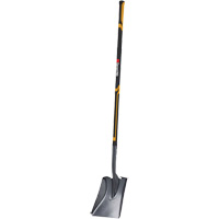 Pro Square Point Shovel, Fibreglass, Tempered Steel Blade, Straight Handle, 48" Long Dufferin Supply