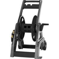 Foldable Hose Reel Cart, 175', Aluminum/Poly-Plastic Dufferin Supply