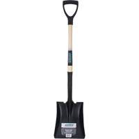 Square Point Shovel, Hardwood, Tempered Steel Blade, D-Grip Handle, 29" Long Dufferin Supply