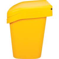 Salt & Sand Storage Bins, With Hasp, 21" x 27" x 26", 4.24 cu. ft., Yellow Dufferin Supply
