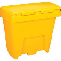 Salt & Sand Storage Bins, With Hasp, 21" x 27" x 26", 4.24 cu. ft., Yellow Dufferin Supply