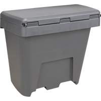Salt & Sand Storage Bins, With Hasp, 21" x 27" x 26", 4.24 cu. ft., Grey Dufferin Supply