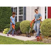 Max* String Trimmer/Edger & Hard Surface Sweeper Combo Kit, 10", Battery Powered, 20 V Dufferin Supply