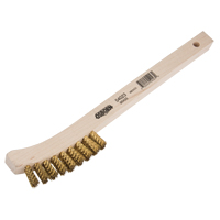 Petites brosses de nettoyage, Laiton, 2 x 9 rangs de fils, Longueur 8-5/8 Dufferin Supply