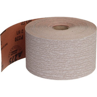 Rouleau de papier abrasif PSA sans chargement, Oxyde d'aluminium, 2-3/4" la x 135' lo, Grain 220 Dufferin Supply