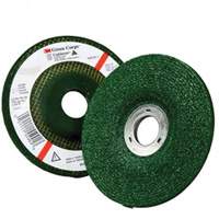 Meule &agrave; moyeu d&eacute;port&eacute; Green Corps, 4-1/2" x 1/4", Arbre 7/8", Oxyde d'aluminium, Type 27 Dufferin Supply