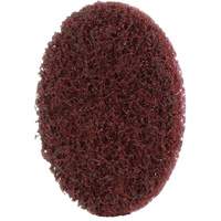 Disque de conditionnement de surface Roloc Scotch-Brite, 1" dia., Grain Moyen, Oxyde d'aluminium Dufferin Supply