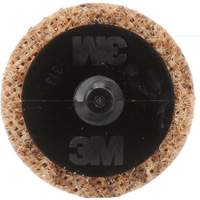 Disque de conditionnement de surface Roloc Scotch-Brite, 1-1/2" dia., Grain Cors&eacute;, Oxyde d'aluminium Dufferin Supply