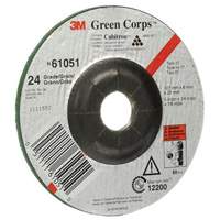 Green Corps Flexible Grinding Wheel, 5" x 1/4", 7/8" Arbor, Ceramic, Type 1 Dufferin Supply