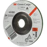 Green Corps Flexible Grinding Wheel, 5" x 1/4", 7/8" Arbor, Ceramic, Type 1 Dufferin Supply