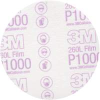 Hookit Finishing Film Disc, 5" Dia., P1000 Grit, Aluminum Oxide Dufferin Supply