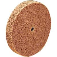 Meule d'abrasion et de polissage unitaris&eacute;e Scotch-Brite, 6" x 1/8", Arbre de 1/2", Grain de Cors&eacute;, Oxyde d'aluminium Dufferin Supply