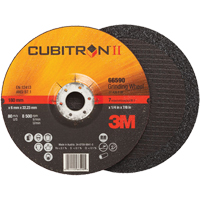 Cubitron II Depressed Centre Grinding Wheels, 4" x 1/4", 3/8" Arbor, Type 27 Dufferin Supply