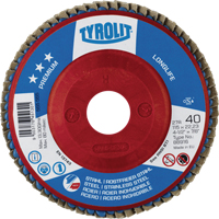 Long Life Flap Disc, 5" x 7/8", Type 27, 40 Grit, Zirconium Dufferin Supply