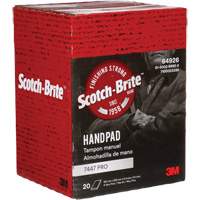 Scotch-Brite 7447 Hand Pads, Aluminum Oxide, 9" x 6", Very Fine Grit Dufferin Supply