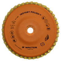 Disque &agrave; lamelles Instant Polish, 4-1/2" x 5/8"-11, Type 27, Grain Tr&egrave;s fin, Zirconium Dufferin Supply