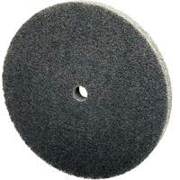 Meule unitaris&eacute;e EXL Scotch-Brite, 3" x 1/4", Arbre de 1/4", Grain de Fin, Carbure de silicium Dufferin Supply