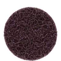 Disque de brossage et de finition Roloc Scotch-Brite, 3" dia., Grain Moyen, Carbure de silicium Dufferin Supply