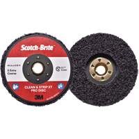 Disque  Clean and Strip  XT Pro Scotch-Brite, 4-1/2" dia., Grain Extra grossier, Carbure de silicium Dufferin Supply