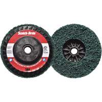 Disque extra coupe  Clean and Strip  XT Pro Scotch-Brite, 4-1/2" dia., Grain Extra grossier, Oxyde d'aluminium Dufferin Supply