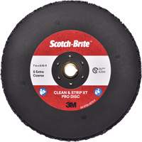 Disque  Clean and Strip  XT Pro Scotch-Brite, 7" dia., Grain Extra grossier, Carbure de silicium Dufferin Supply