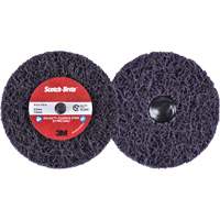 Disque  Clean and Strip  XT Pro Roloc Scotch-Brite, 4" dia., Grain Extra grossier, Carbure de silicium Dufferin Supply