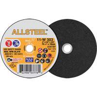 AllSteel Mini Cut-Off Wheel, 3" x 1/32", 3/8" Arbor, Type 1, Aluminum Oxide, 25470 RPM Dufferin Supply